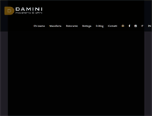 Tablet Screenshot of daminieaffini.com